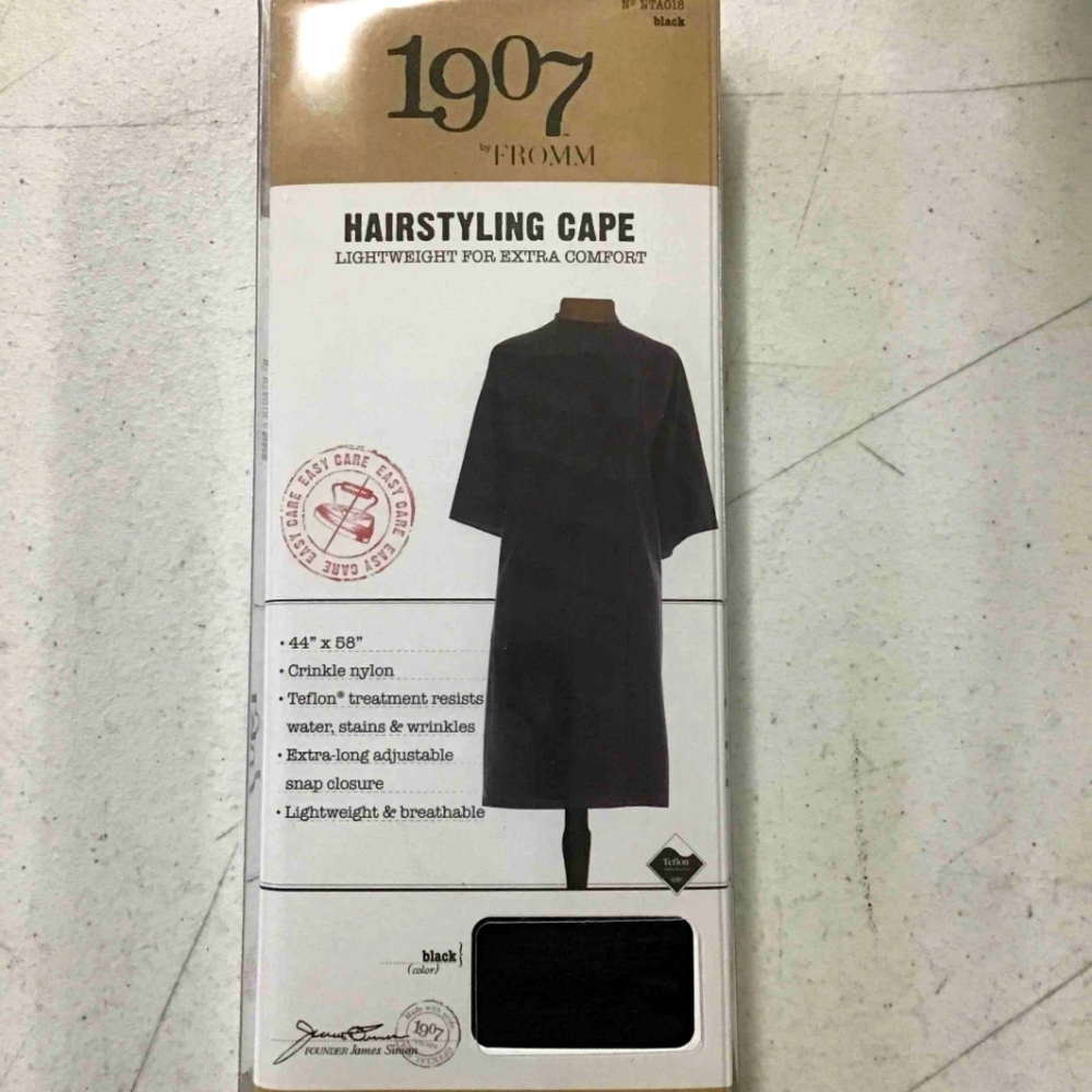 Hairstyling cape